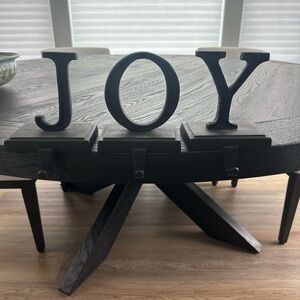 Pottery Barn JOY Stocking Holders